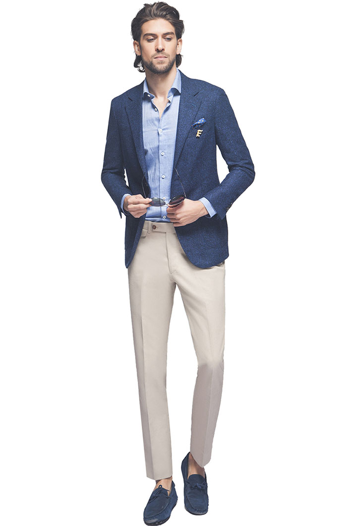 海軍藍時尚西服