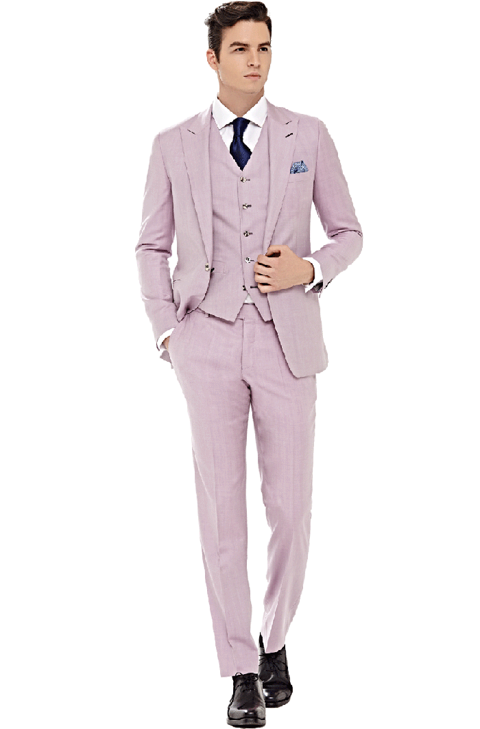 浪漫淡紫色休閑套裝