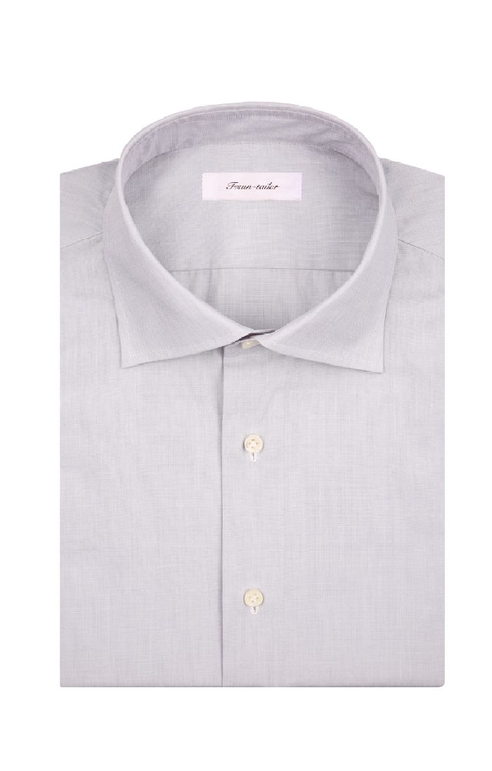 淺灰色手工襯衫