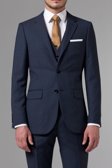 精致藍色三件套商務正裝cliya-061806