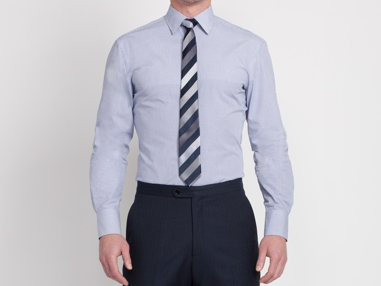 細紋正裝襯衫